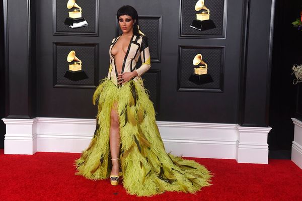 Doja Cat, Cynthia Erivo Led the Fashion March at the Grammys