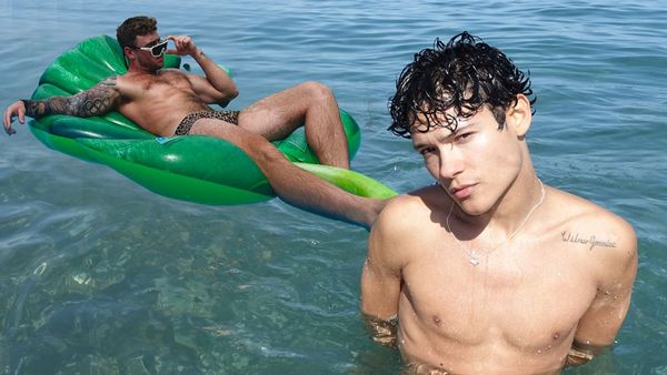 InstaQueer Roundup: Gus Kenworthy Dripping Sweat, Omar Rudberg Dripping Wet, & Joel Kim Booster Modeling Swimwear